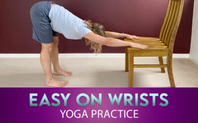 Easy on wrists yoga practice